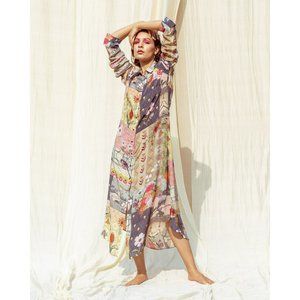 Colombia Women's Floral Print Shirt Tunic Cover Up One Size